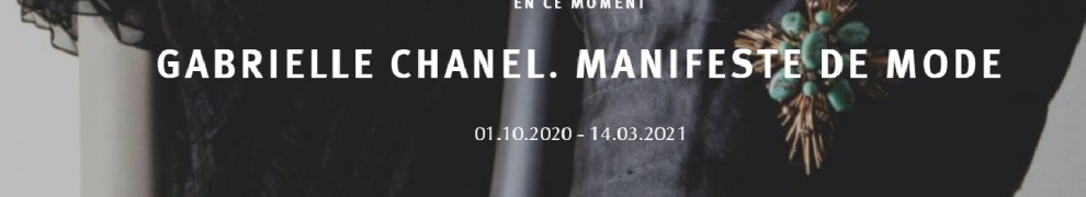 2020-2021-Palais Galliera-Gabrielle Chanel. Manifeste de mode